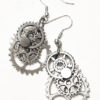 KINETIC GEARS - Steampunk Earrings by ArtByKiku steampunk buy now online