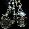 Steampun Large skull necklace with red gem eyes lucky skull necklace by StarJewellry steampunk buy now online
