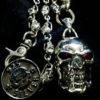 Steampun Large skull necklace with red gem eyes lucky skull necklace by StarJewellry steampunk buy now online