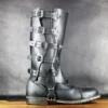 STEAMPUNK GAITERS SPATS leg armor leather apocalypse gear larp cosplay dieselpunk madmax Active by TheLeatherRepublic steampunk buy now online STEAMPUNK GAITERS SPATS leg armor leather apocalypse gear larp cosplay dieselpunk madmax Active by TheLeatherRepublic steampunk buy now online