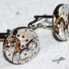 LONGINES Men Steampunk Cufflinks - GENUINE Luxury Swiss Silver High Grade Vintage Watch Movement - Men Steampunk Cufflinks / Cuff Links Gift by TimeInFantasy steampunk buy now online