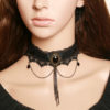 Steampunk Black Lace Choker Necklace, Gothic Choker, Vampire by FairybyFoxie steampunk buy now online