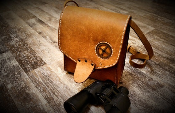 vintage unisex handmade leather bag by TheLeatherRepublic steampunk buy now online