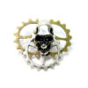 Clockwork Skull Brooch, Skull and Gears Brooch, Steampunk Skull Pin, Goth Skull Brooch by MoLGifts steampunk buy now online