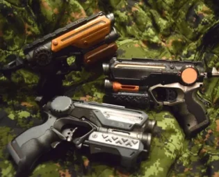 Customized Nerf FireStrike by Cave76Designs steampunk buy now online