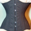 Real double row steel boned underbust corset from cotton. Waist training fitness edition. Regular sizes on stock sale! by Corsettery steampunk buy now online