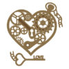 Steampunk Heart Lock with Key by CreativeEmbellish steampunk buy now online