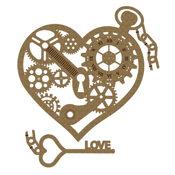 Steampunk Heart Lock with Key by CreativeEmbellish steampunk buy now online
