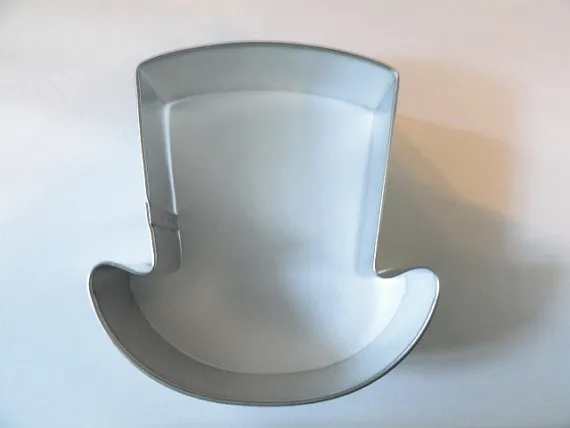 TOP HAT Cookie Cutter 3.5 inches by almostnecessities steampunk buy now online