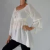 JULIET CHEMISE - Zootzu Pirate Renaissance Festival Costume Peasant Blouse Bell Sleeve Gypsy Pirate Shirt Corset Top - CREAM by zootzugarb steampunk buy now online JULIET CHEMISE - Zootzu Pirate Renaissance Festival Costume Peasant Blouse Bell Sleeve Gypsy Pirate Shirt Corset Top - CREAM by zootzugarb steampunk buy now online