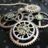 Steampunk Gears Necklace by AFriendsPlace steampunk buy now online