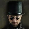 Small round silver metal sunglasses Goth Steampunk retro Victorian vampire Dracula unisex cosplay styling rock Sherlock Holmes by ViceVelsa steampunk buy now online Small round silver metal sunglasses Goth Steampunk retro Victorian vampire Dracula unisex cosplay styling rock Sherlock Holmes by ViceVelsa steampunk buy now online