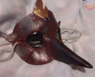 Iron Bird Mask by ClownBathLeather steampunk buy now online
