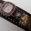 Steampunk watch.Women watch. Quartz watch.Leather cuff watch. LED watch. by slotzkin steampunk buy now online