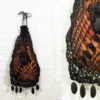 Antique 1800s Victorian Mourning Reticule Crochet Acorn Gothic Wristlet by SirenCallVintage steampunk buy now online