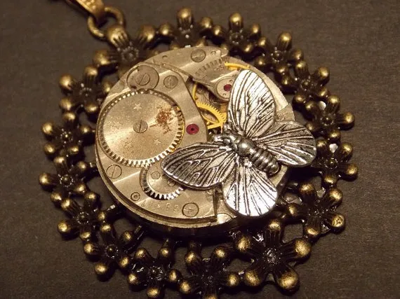 Botanist Steampunk Necklace by cmarie59405 steampunk buy now online