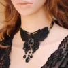 Romantic Butterfly Lace Choker Necklace, Gothic Choker, Bib Necklace by FairybyFoxie steampunk buy now online Romantic Butterfly Lace Choker Necklace, Gothic Choker, Bib Necklace by FairybyFoxie steampunk buy now online