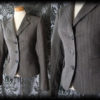 Gothic Grey Brown Fitted SOMBRE Tailored Jacket Coat 8 10 40s 50s Vintage Formal by AusterexxDevotion steampunk buy now online