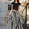 Striped Pants, Black And White Pants, Extravagant Pants, Avant Garde Clothing, Festive Pants, Steampunk Clothing, Party Pants, Sexy Pants by IllummineeFashion steampunk buy now online