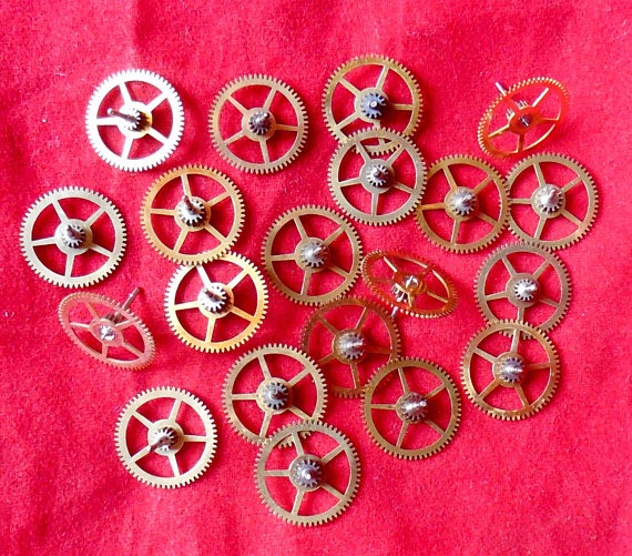 Vintage Watch Pocket Watch Gear parts steampunk ideal for art craft projects watches Jewelry, Collage & Altered Art etc.g-122 by Devisteampunk steampunk buy now online