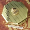 Gold Tone Diving Bell Mirror Case Art Deco Mirror Octagon Shape Gold Case Mirror Compact Case by CosmicFirefly steampunk buy now online Gold Tone Diving Bell Mirror Case Art Deco Mirror Octagon Shape Gold Case Mirror Compact Case by CosmicFirefly steampunk buy now online