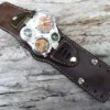 Steampunk Watch for men, brown Watch, Leather cuff wrist watch, Men's wrist watch bracelet, free shipping by ClockworkBIRDshop steampunk buy now online Steampunk Watch for men, brown Watch, Leather cuff wrist watch, Men's wrist watch bracelet, free shipping by ClockworkBIRDshop steampunk buy now online