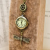 Steampunk Watch Pendant Necklace, Steampunk Jewelry, Jewelry Watch, Gothic Pendant, Watch Parts, Industrial Pendant, Handmade, Dragonfly by PuntoArtBazaar steampunk buy now online
