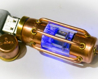 USB Flash drive 64 GB USB 3.0 steampunk pentode by IngMet steampunk buy now online