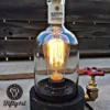 Rustic Desk lamp "Rebel", Reclaimed wood light, Industrail table lamp by Fifty1st steampunk buy now online Rustic Desk lamp "Rebel", Reclaimed wood light, Industrail table lamp by Fifty1st steampunk buy now online