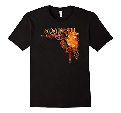 Men's Limited Edition | "Steampunk Heart"   Awesome Cosplay Shirt 3XL Black steampunk buy now online
