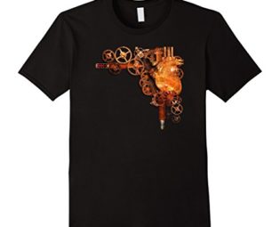 Men's Limited Edition | "Steampunk Heart"   Awesome Cosplay Shirt 3XL Black steampunk buy now online