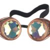 ZAIQUN Vintage Steampunk Goggles Multicolor Lens Copper Brass Welding Glasses steampunk buy now online
