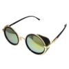 Culater® Retro Women Sunglasses Mirror Lens Round Glasses Vintage Steampunk Glasses (E) steampunk buy now online