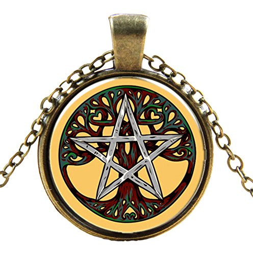 Ultra ® Pagan Star Style 1 Classic Unisex Steampunk Necklace Great Style Unisex Gothic Cosplay Vintage Cyber Men Women Jewellery Cosplay Skulls Cogs Designs steampunk buy now online