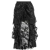 COSWE Women's Black Lace Punk Irregular Dress Steampunk Skirt Cosplay Costume (5XL) steampunk buy now online COSWE Women's Black Lace Punk Irregular Dress Steampunk Skirt Cosplay Costume (5XL) steampunk buy now online