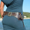 Leather Utility Belt | Handmade Designer Pocket Belt | High Quality Hip Belt | Biker | Urban Gypsy | Burning Man | Festival Fashion | by offrandes steampunk buy now online