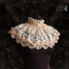 Shoulder piece, bridal lace, wedding gown cover up, Victorian, Art nouveau, Maeror, Somnia Romantica, See item details for measurements by SomniaRomantica steampunk buy now online