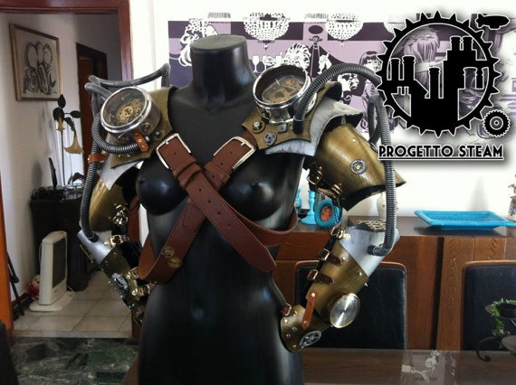 Steampunk armor arm typeA by ProgettoSteam steampunk buy now online