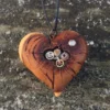 Steampunk Heart - wooden heart necklace, clockwork heart, steampunk heart pendant, pyrography pendant, wood burned necklace, wood jewelry by IonaWoodArt steampunk buy now online Steampunk Heart - wooden heart necklace, clockwork heart, steampunk heart pendant, pyrography pendant, wood burned necklace, wood jewelry by IonaWoodArt steampunk buy now online