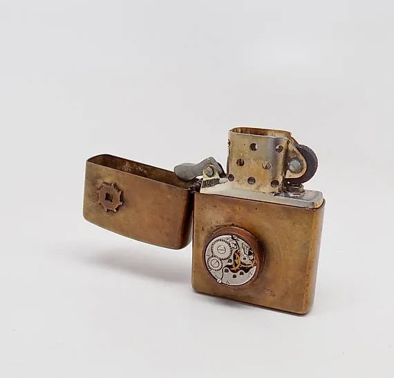 Steampunk lighter. Cigarette lighter. by slotzkin steampunk buy now online