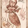 Print GISELE LA SIRÉNE, Steampunk, Puppet, Mermaid, Steampunk mermaid, Mithology, Myth, Automaton, Steampunk decor, Steampunk art print by francescgrimalt steampunk buy now online