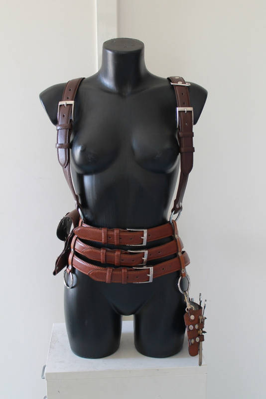 Steampunk Big belt with braces by ProgettoSteam steampunk buy now online