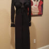 Vintage Annie Reva Long Sheer Black Jacket Riding Coat Size Small ~~ Boho, Retro, Steampunk, Goth, Burlesque, Gypsy, Stevie Nicks, Prince by Retrowench steampunk buy now online