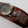 Women watch. wrist watch. leather cuff watch.steampunk watch by slotzkin steampunk buy now online