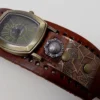 Women watch. wrist watch. leather cuff watch.steampunk watch by slotzkin steampunk buy now online Women watch. wrist watch. leather cuff watch.steampunk watch by slotzkin steampunk buy now online