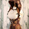 Waist 35-37 Antique Purple Paisley Hooded Vixen by damselinthisdress steampunk buy now online