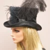 Derby Hat. Womens Black Formal Hat, Top Hat, Ascot Hat, Mad Hatter, Dressy Hat, Victorian English Riding Hat Steampunk hat Downton Abbey Hat by AwardDesign steampunk buy now online Derby Hat. Womens Black Formal Hat, Top Hat, Ascot Hat, Mad Hatter, Dressy Hat, Victorian English Riding Hat Steampunk hat Downton Abbey Hat by AwardDesign steampunk buy now online