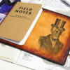 Field Notes Leather Cover - Steampunk Skull - Customizable - Free Personalization by joevleather steampunk buy now online