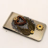 Steampunk jewelry mony clip. by slotzkin steampunk buy now online