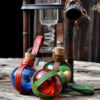 POTION BOTTLE with Leather Holder Potion Flask Cool DRINKING Bottle for Larp, Costume and Cosplay by PropCornShop steampunk buy now online